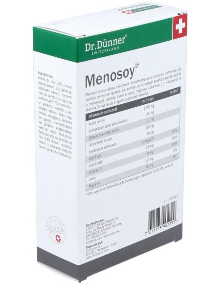Menosoy 60Cap. Dr.Dunner de Salus