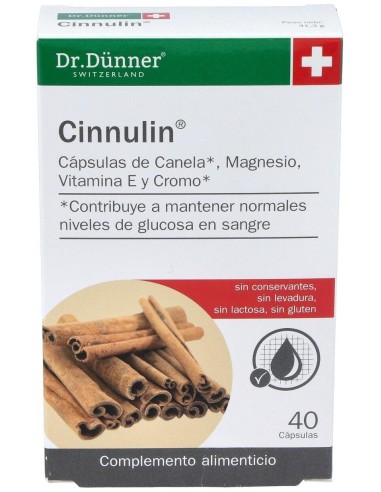 Cinnulin 40Cap. Dr.Dunner de Salus