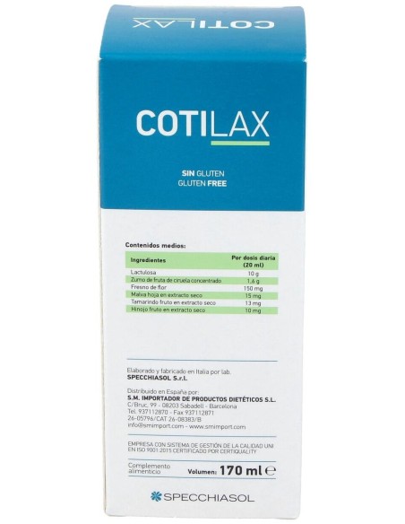 Cotilax - 170 Ml. de Specchiasol
