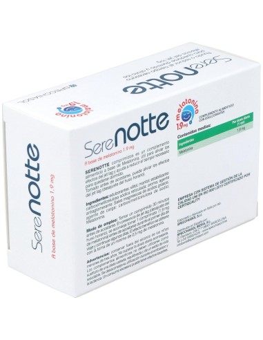 Melatonina 1,9Mg. (Serenotte) 60Comp.Mast. de Specchiasol