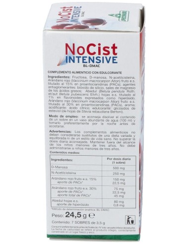 Nocist Intensive - 7 Sobres de Specchiasol