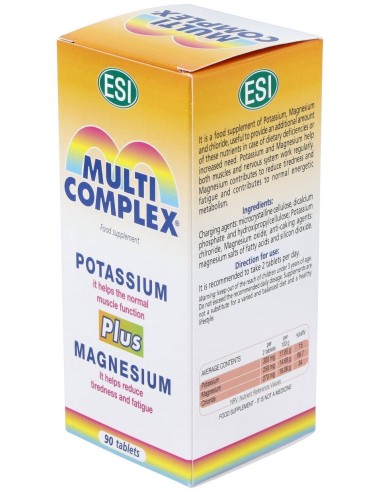 Multicomplex Potasio-Magnesio 90Comp. de Trepatdiet-Esi