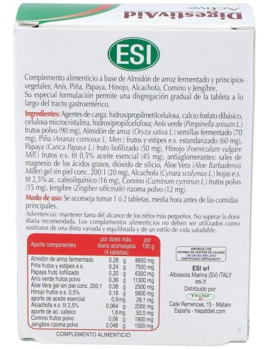 Digestivaid Active 45Comp. de Trepatdiet-Esi