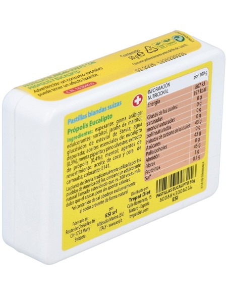 Propolaid Caramelo Blando Propolis-Eucalipto 50Gr de Trepatdiet-Esi