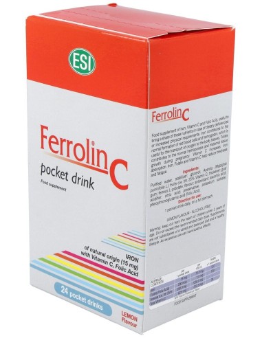 Ferrolin C Pocket Drink 24Sbrs. de Trepatdiet-Esi
