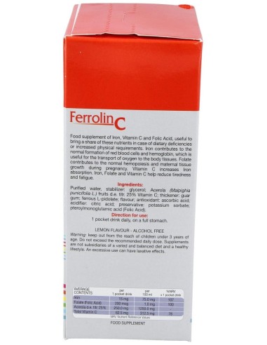 Ferrolin C Pocket Drink 24Sbrs. de Trepatdiet-Esi