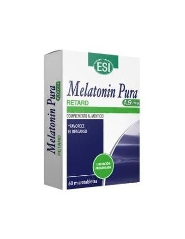 Melatonin Retard Pura 1,9Mg. 60Microtabletas de Trepatdiet-Esi