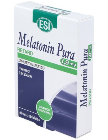 Melatonin Retard Pura 1,9Mg. 60Microtabletas de Trepatdiet-Esi