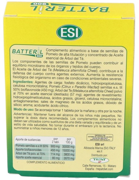 Batteril 900 10Comp. de Trepatdiet-Esi