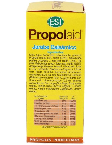 Propolaid Propolis Balsam Jarabe 180Ml. de Trepatdiet-Esi