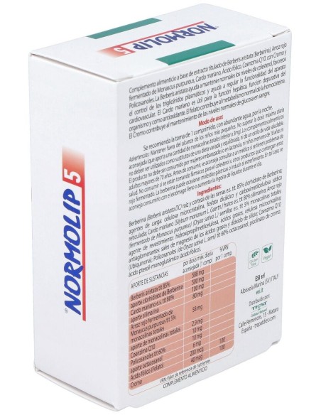 Normolip 5 Forte 36Comp. de Trepatdiet-Esi