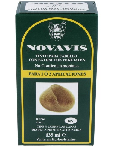Tinte Novavis 8N Rubio Claro 135Ml. de Novavis