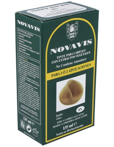 Tinte Novavis 8N Rubio Claro 135Ml. de Novavis