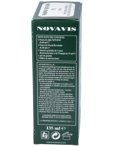 Tinte Novavis 7N Rubio 120 Ml de Novavis