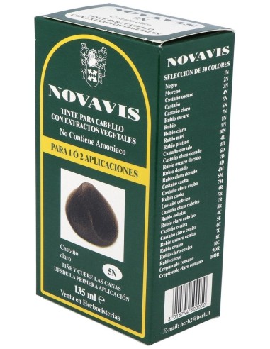 Tinte Novavis 5N Castaño Claro 120Ml de Novavis