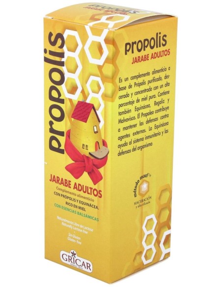 Propolis+Ecninacea Jarabe Adultos 200Ml. Gricar de Gricar