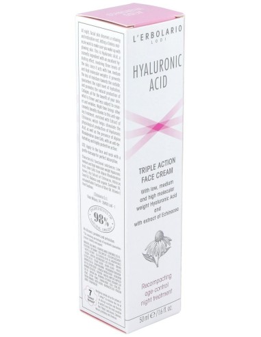 Acido Hialuronico Crema Facial Noche Antiedad 50Ml de L´Erbolario