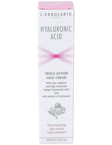 Acido Hialuronico Crema Facial Noche Antiedad 50Ml de L´Erbolario