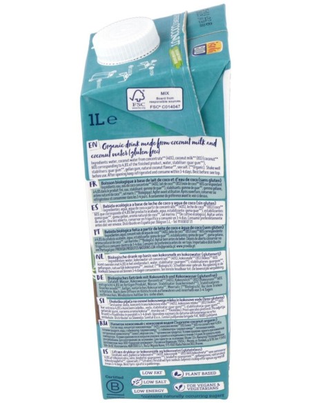 Bebida Vegetal De Coco Supreme 1Lt de Isola