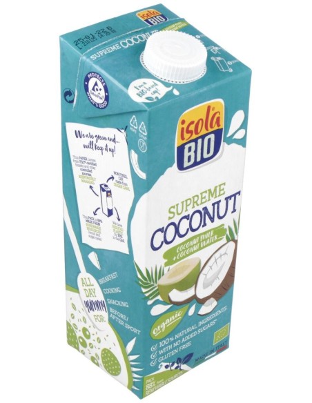 Bebida Vegetal De Coco Supreme 1Lt de Isola