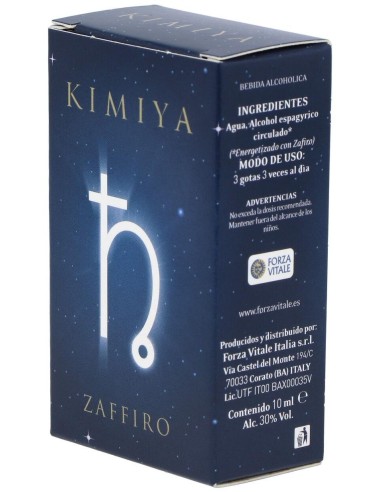 Ki-07 Zafiro 10Ml. Kimiya de Forza Vitale