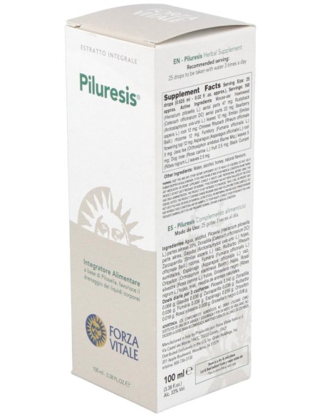 Piluresis Pilosella Composta Extracto 100Ml. de Forza Vitale