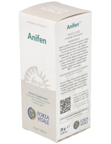Anifen (Anice Composto) Gases 25Gr.Comprimidos de Forza Vitale