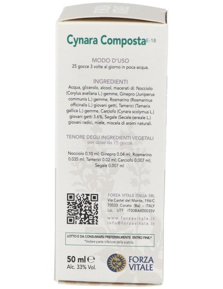 Cynara Composta Extracto 50Ml. de Forza Vitale