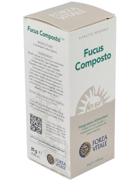 Fucus Composto Obesidad  25Gr.Comprimidos de Forza Vitale
