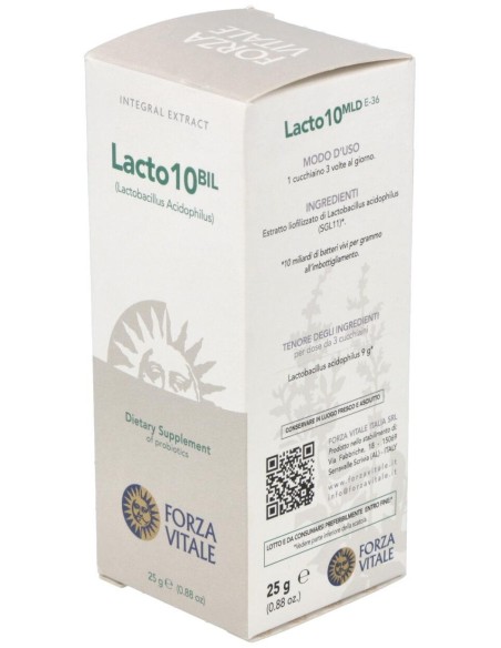 Lacto 10 (Lactobacillus Acidophilus) 25Gr. E-36 de Forza Vitale