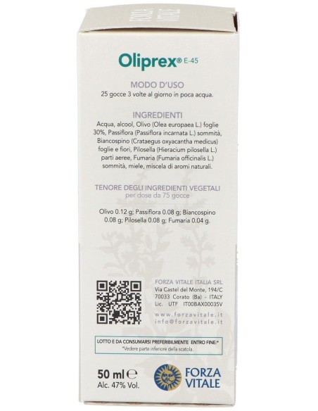Oliprex (Olivo Composto) Extracto 50Ml. de Forza Vitale