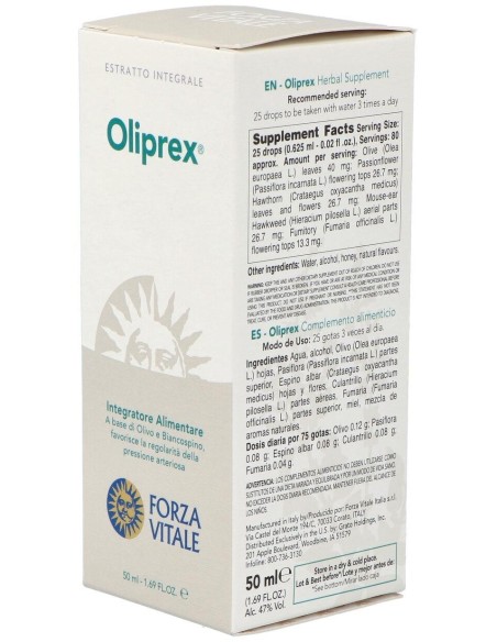 Oliprex (Olivo Composto) Extracto 50Ml. de Forza Vitale