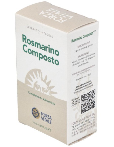 Rosmarino Composto (Plomo) Metal Espagirico 10Ml. de Forza Vitale