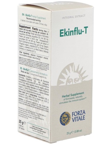 Ekinflu-T Defensas 25Gr.Comprimidos de Forza Vitale