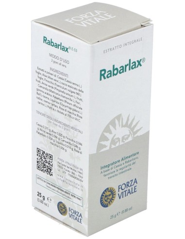 Rabarlax Laxante 25Gr.Comprimidos de Forza Vitale