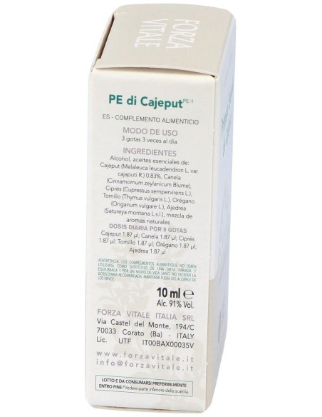 Primera Esencia Cajeput Complex 10Ml. de Forza Vitale