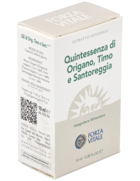 Quinta Esencia Oregano-Tomillo-Ajedrea 10Ml. de Forza Vitale