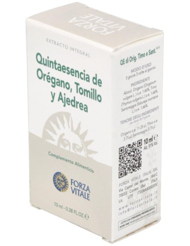 Quinta Esencia Oregano-Tomillo-Ajedrea 10Ml. de Forza Vitale