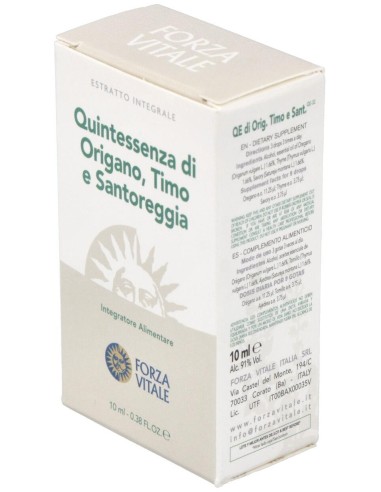 Quinta Esencia Oregano-Tomillo-Ajedrea 10Ml. de Forza Vitale