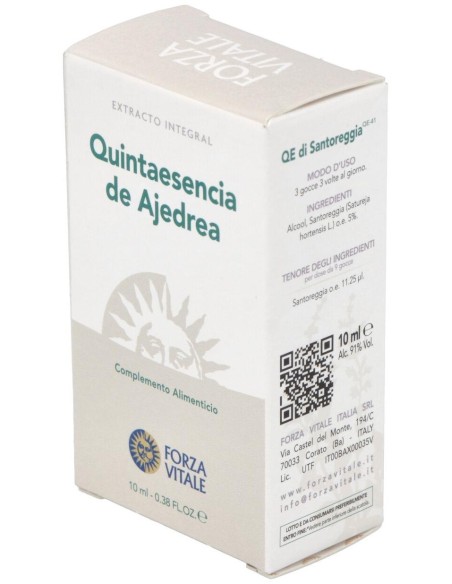 Quinta Esencia Ajedrea (Santoreggia) 10Ml. de Forza Vitale