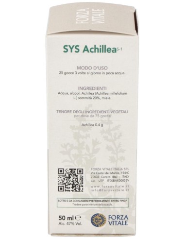 Sys.Achillea 50Ml. de Forza Vitale