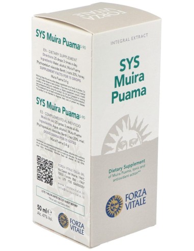 Sys.Muira Puama 50Ml. de Forza Vitale