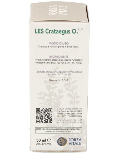 Les Crataegus Oxycanta Espino Albar 50Ml. de Forza Vitale