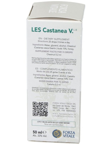 Les Castanea Vesca Castaño 50Ml. de Forza Vitale