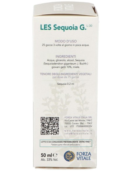 Les Sequoia Gigantea Secoya 50Ml. de Forza Vitale