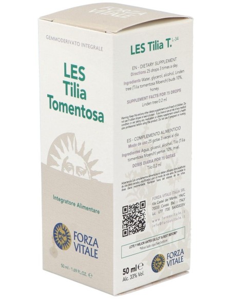 Les Tilia Tormentosa Tilo Plateado 50Ml. de Forza Vitale