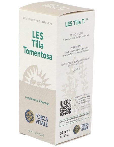 Les Tilia Tormentosa Tilo Plateado 50Ml. de Forza Vitale