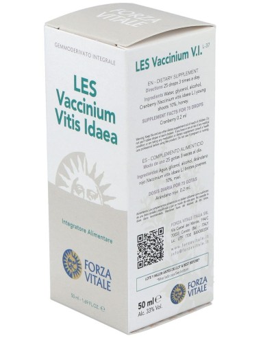 Les Vaccinium Vitis Idaea Arandano Rojo 50Ml. de Forza Vitale