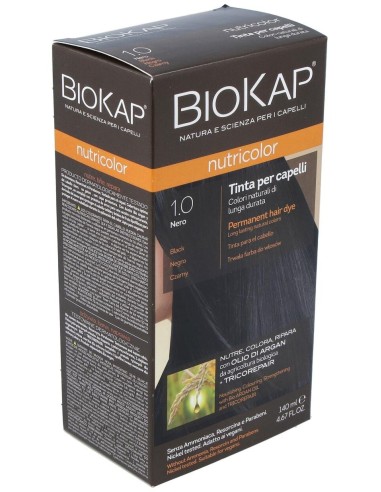 Tinte Black Dye 140Ml. Negro ·1.0 de Biokap