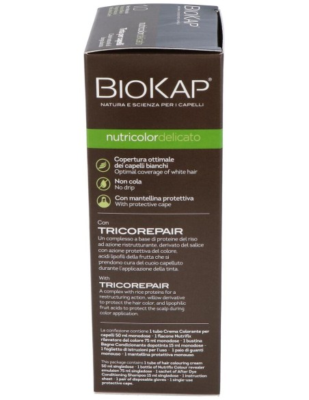 Tinte Natural Black 140Ml Negro 1.0 Delicato de Biokap